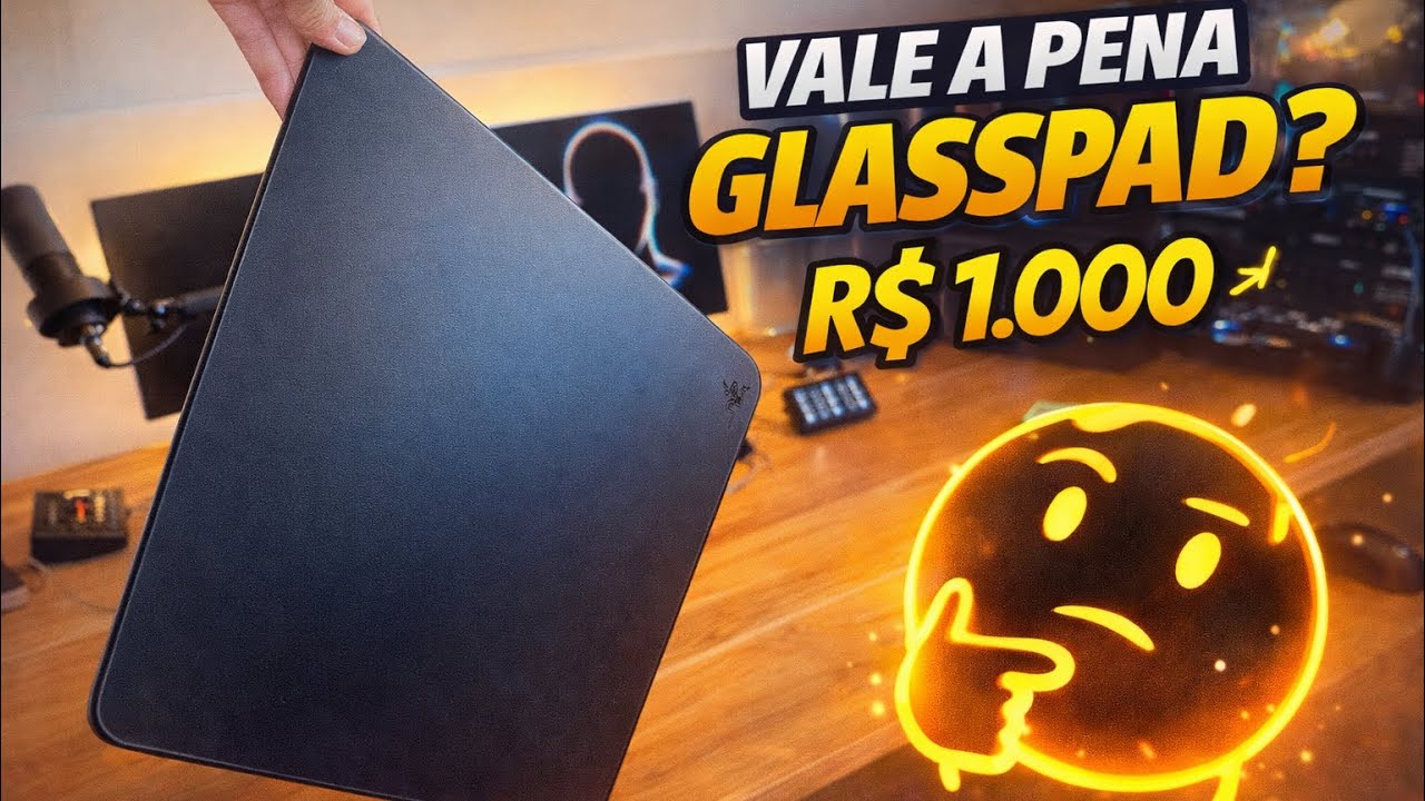 Mousepad de vidro é ENGANAÇÃO (Será?)