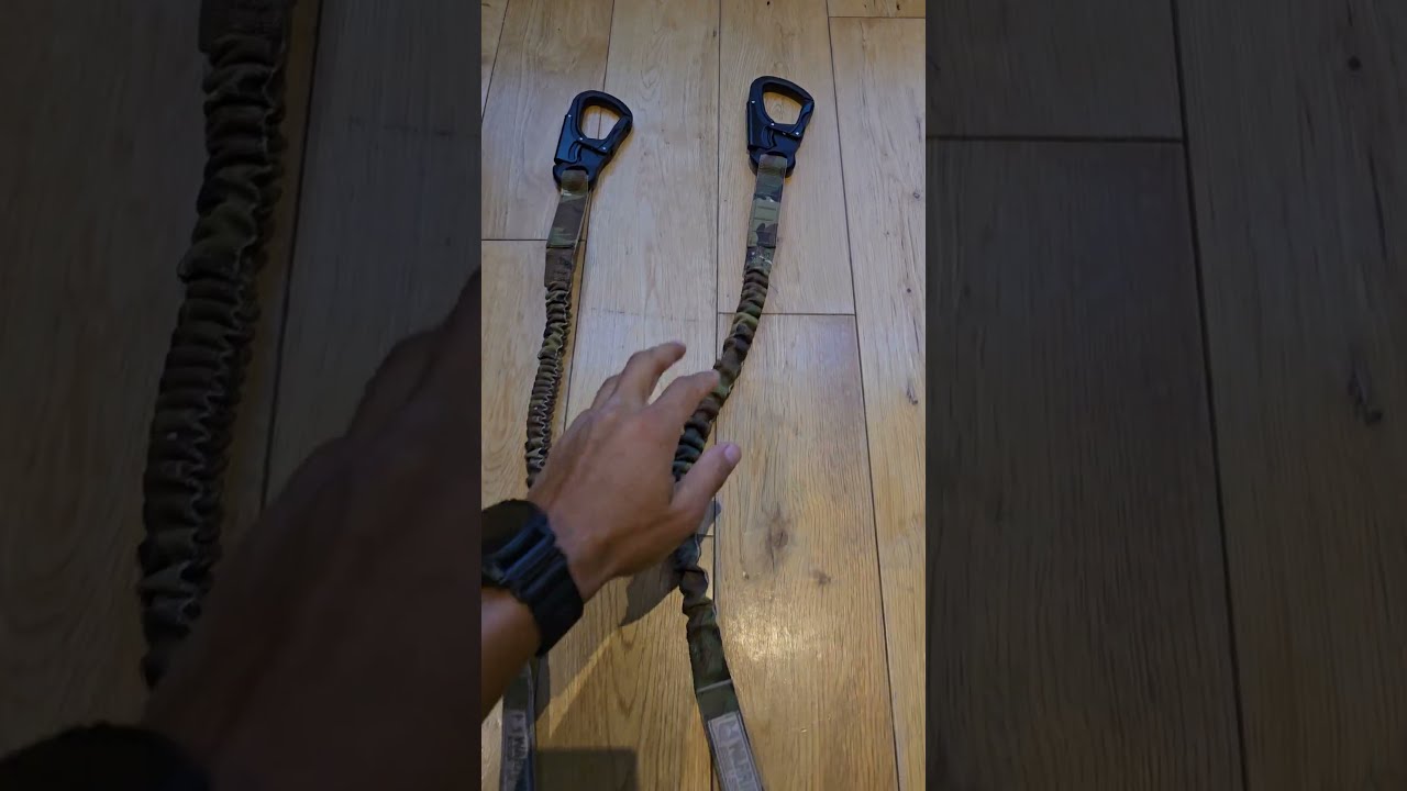 Warrior Assault Systems Personal Retention Lanyard with Snap Shackle VS Frog Tango Clip