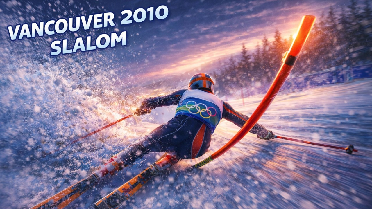 Vancouver 2010 Olympic Video Game – Alpine Skiing Slalom Full Run (No Commentary)