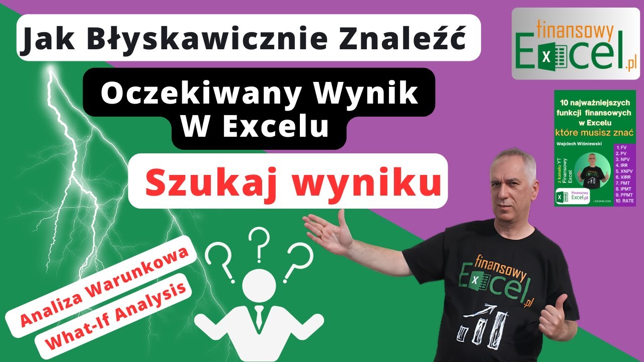 149. Jak Błyskawicznie Znaleźć Oczekiwany Wynik. Genialnie Proste Narzędzie Excela - Szukaj wyniku.
