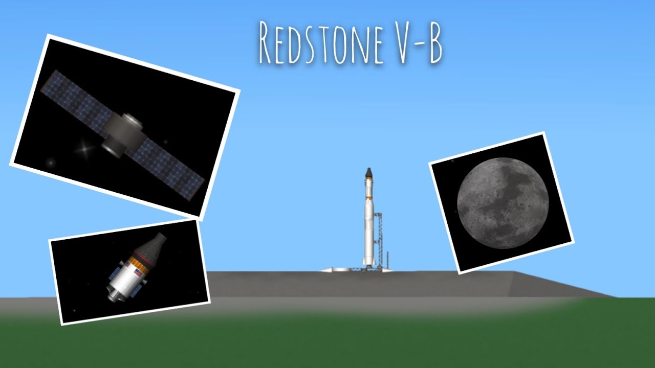 Redstone V-B | crewed manned moon fly by | moon satellite launch