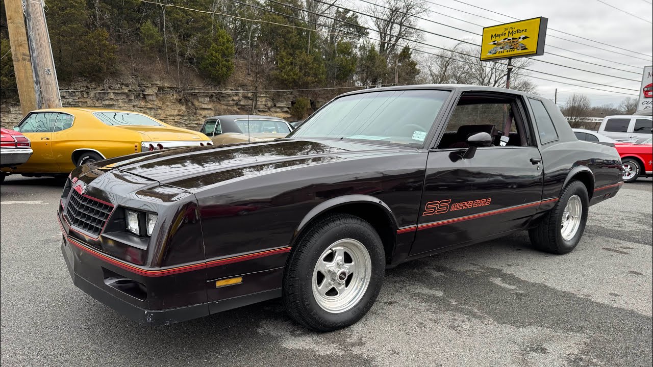 Тест-драйв Chevrolet Monte Carlo SS 1985 года. ПРОДАН. 14 900 долларов. Maple Motors #2792.