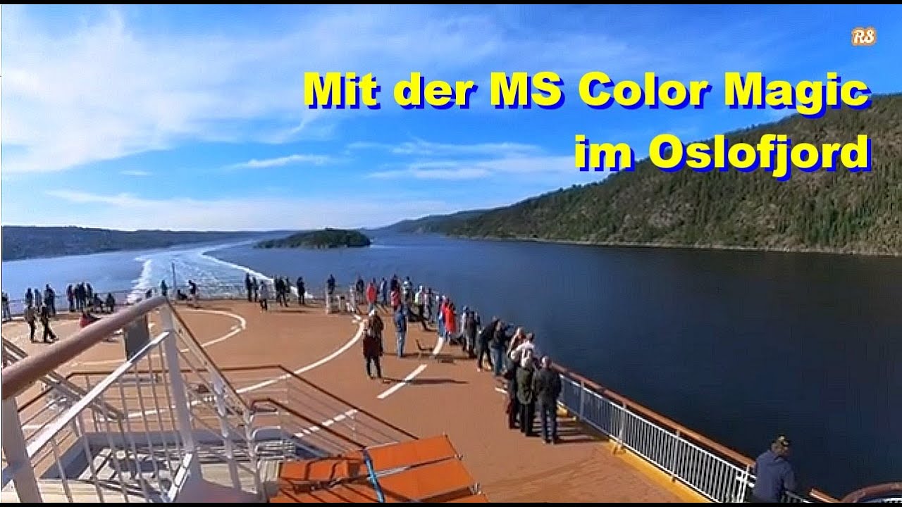 Mit der MS Color Magic im Oslofjord                           