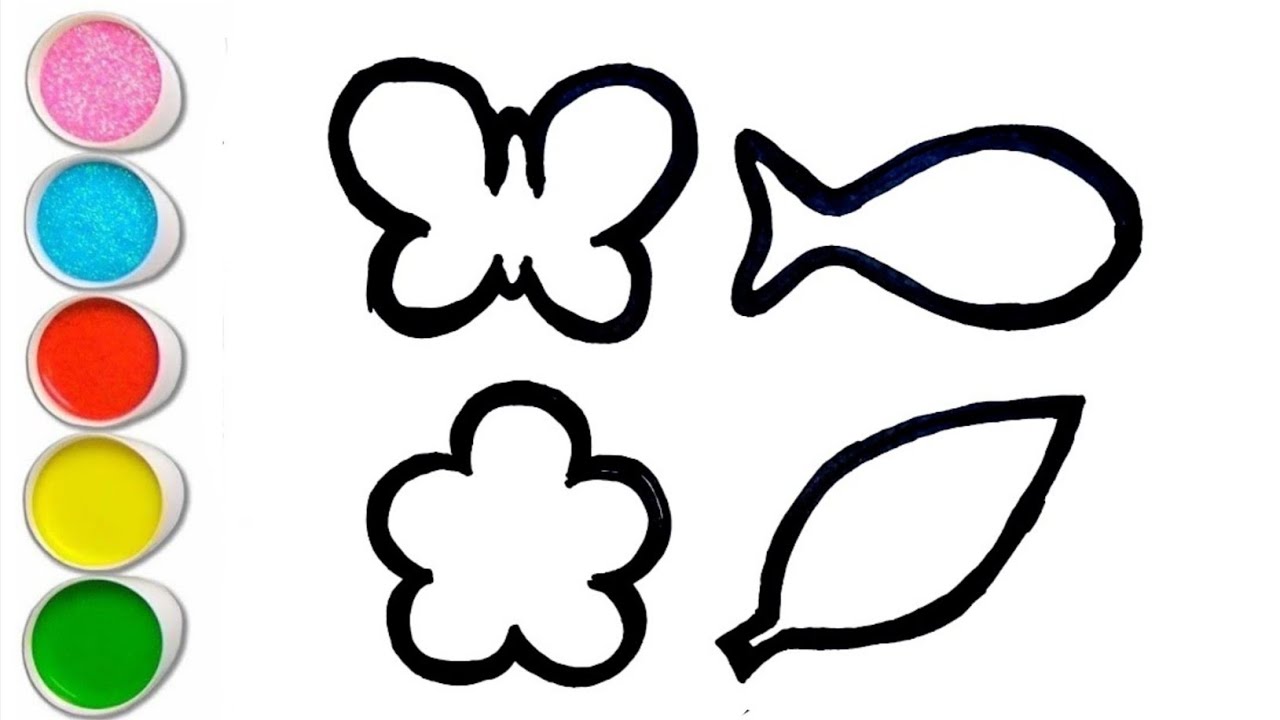 shapes learn shapes for kids|| 2d shapes drawing and colouring|| learning for kids|| #shapes 