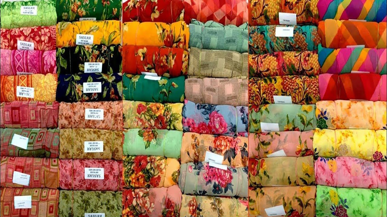 ₹55 புடவைகளில் இத்தனை வகைகளா | குவியல் குவியலாக Sarees Full Varieties