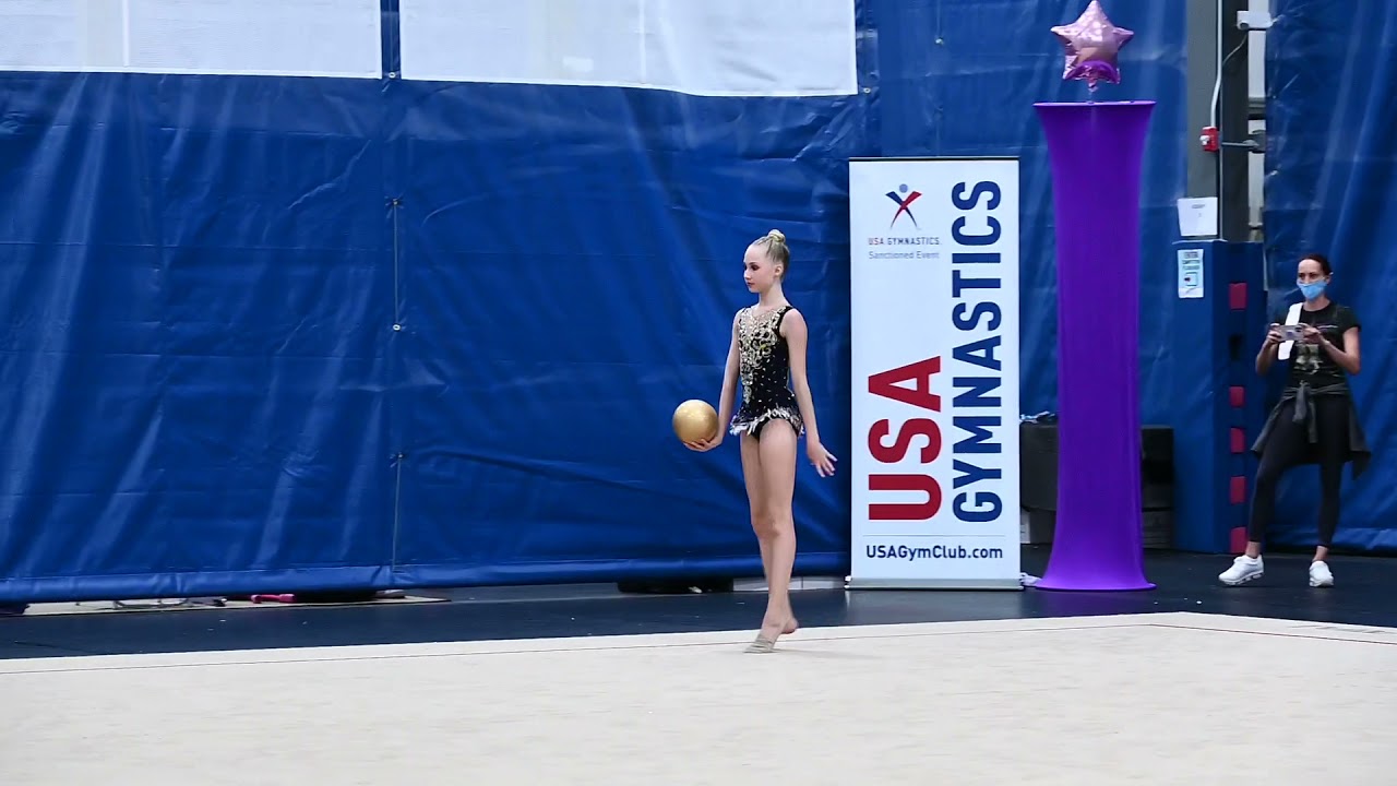 2021 USA Nationals L8 Rhythmic Gymnastics- Ashly’s ball routine