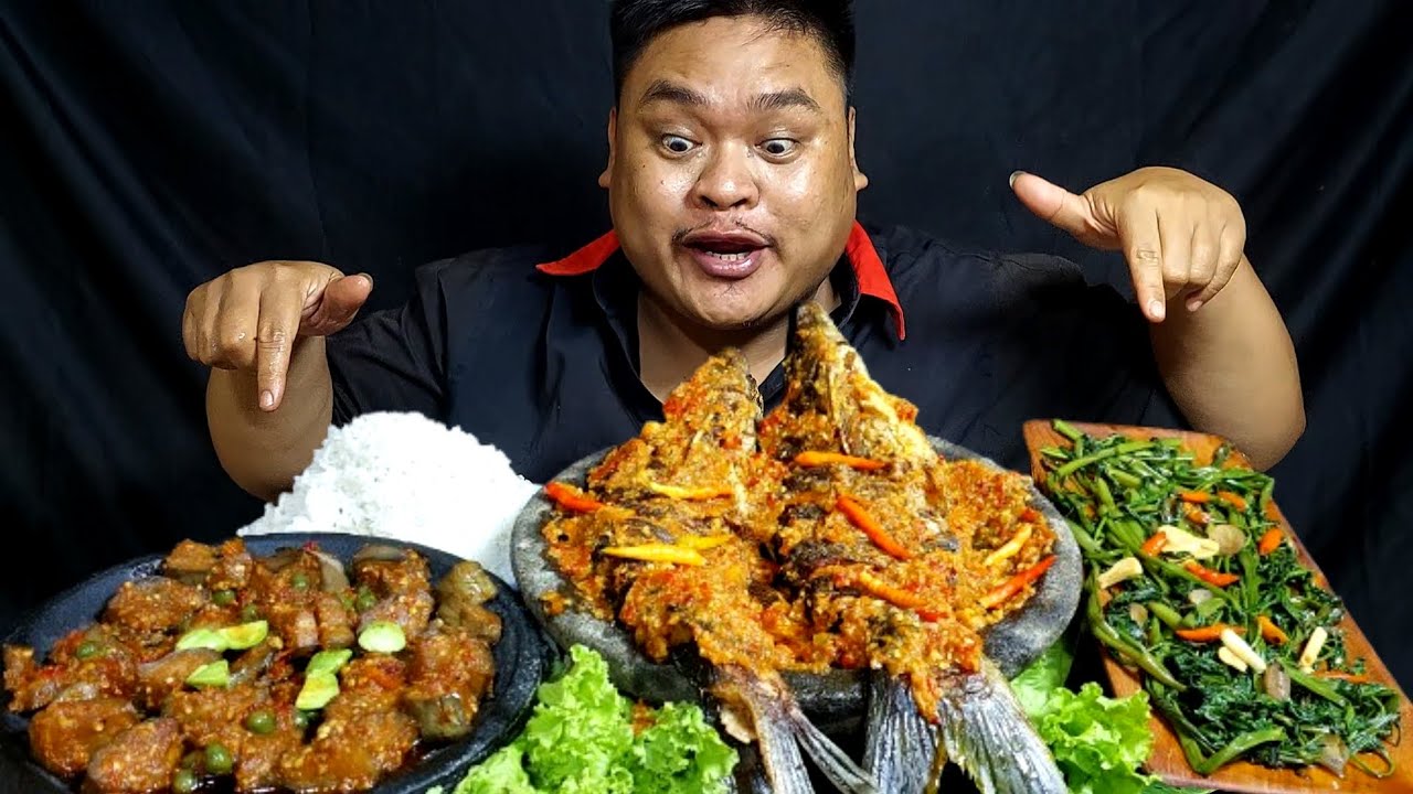 KEKURANGAN NASI GES🥲.HIU TAWAR HAMPIR 2KG SAMBAL TERONG TUMIS KANGKUNG...