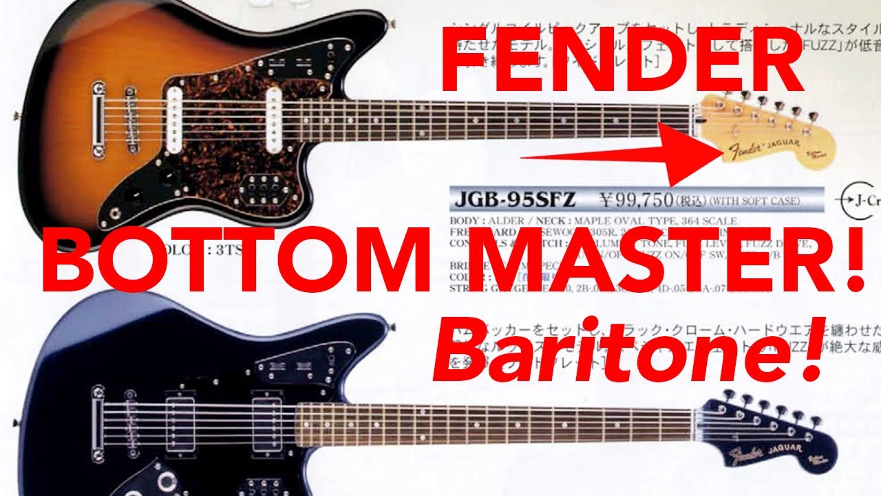 Bizarre Jaguar BOTTOM MASTER от Fender! Редкая баритон-гитара MIJ — обзор и демо!