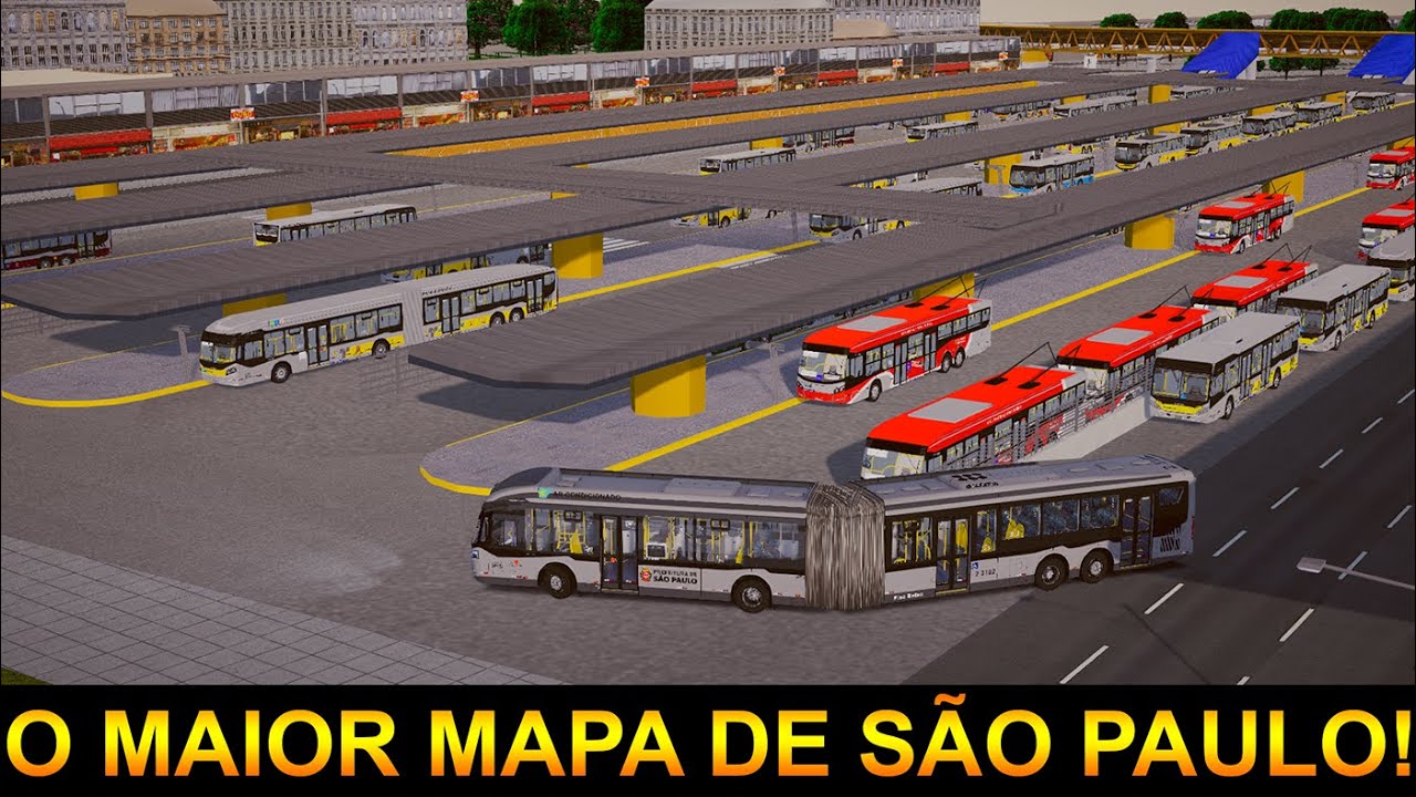 O MAIOR MAPA DE SÃO PAULO! PROJETO SP V3 😍 ‹ PROTON BUS ›