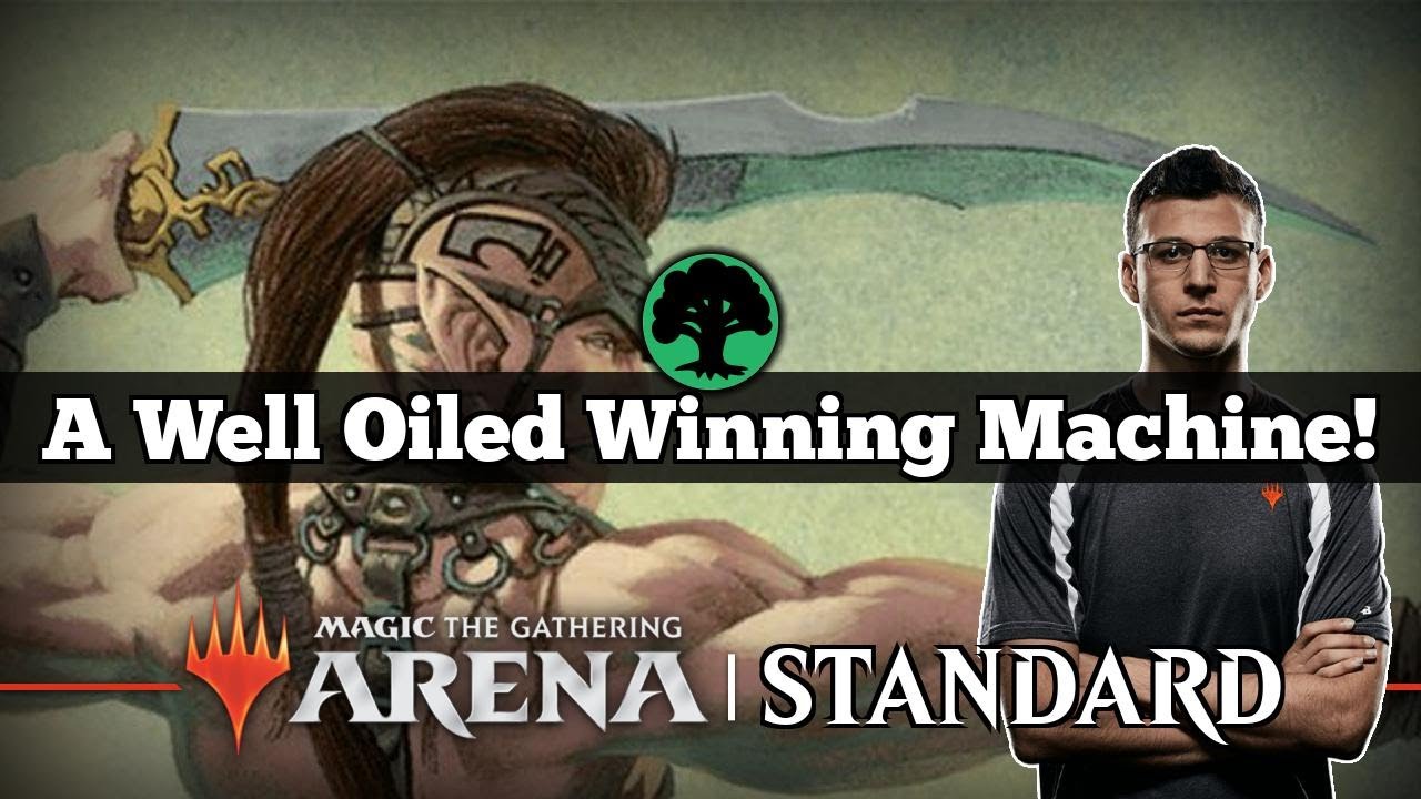 A Well Oiled Winning Machine! | Green Aggro | Standard Bo3 | Mythic Rank #46 | MTG Arena