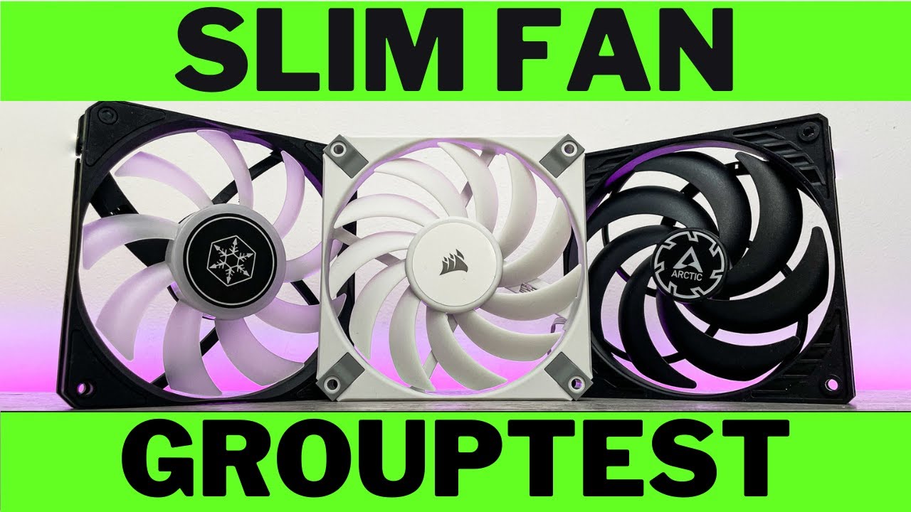 BEST SLIM 120MM FAN Grouptest 2023 for Mini-ITX builds.