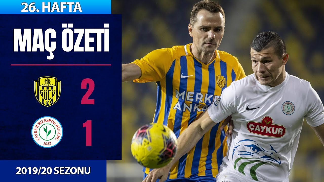 MKE Ankaragücü (2-1) Çaykur Rizespor | 26. Hafta - 2019/20