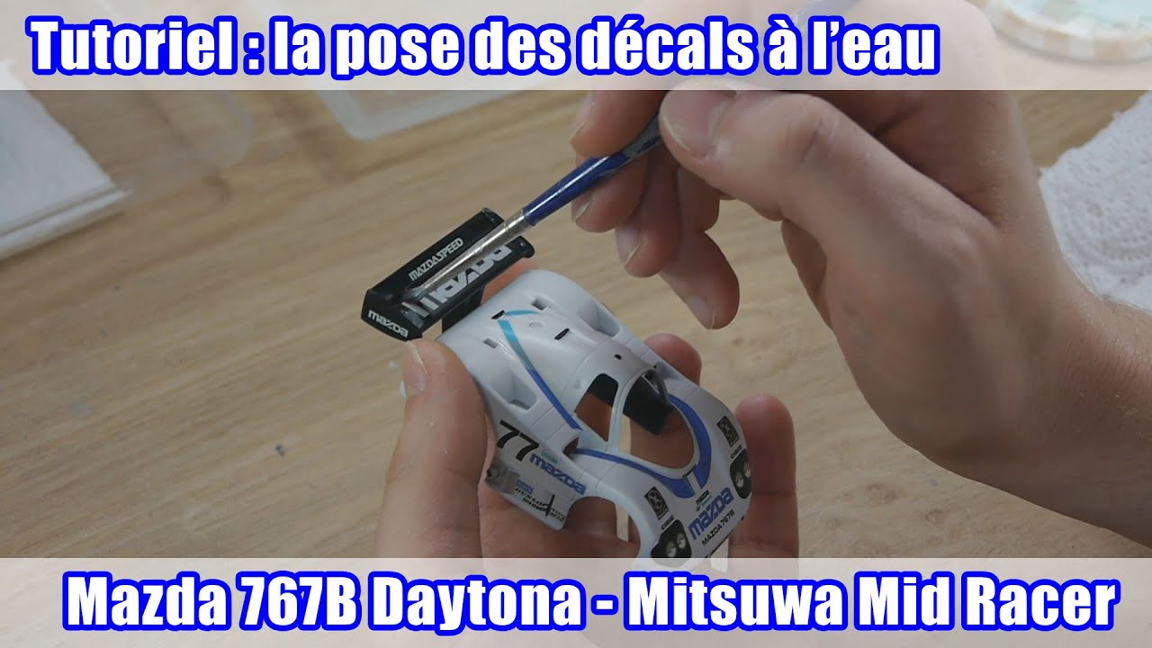 Tutoriel maquette  - La pose des décalcomanies à l'eau