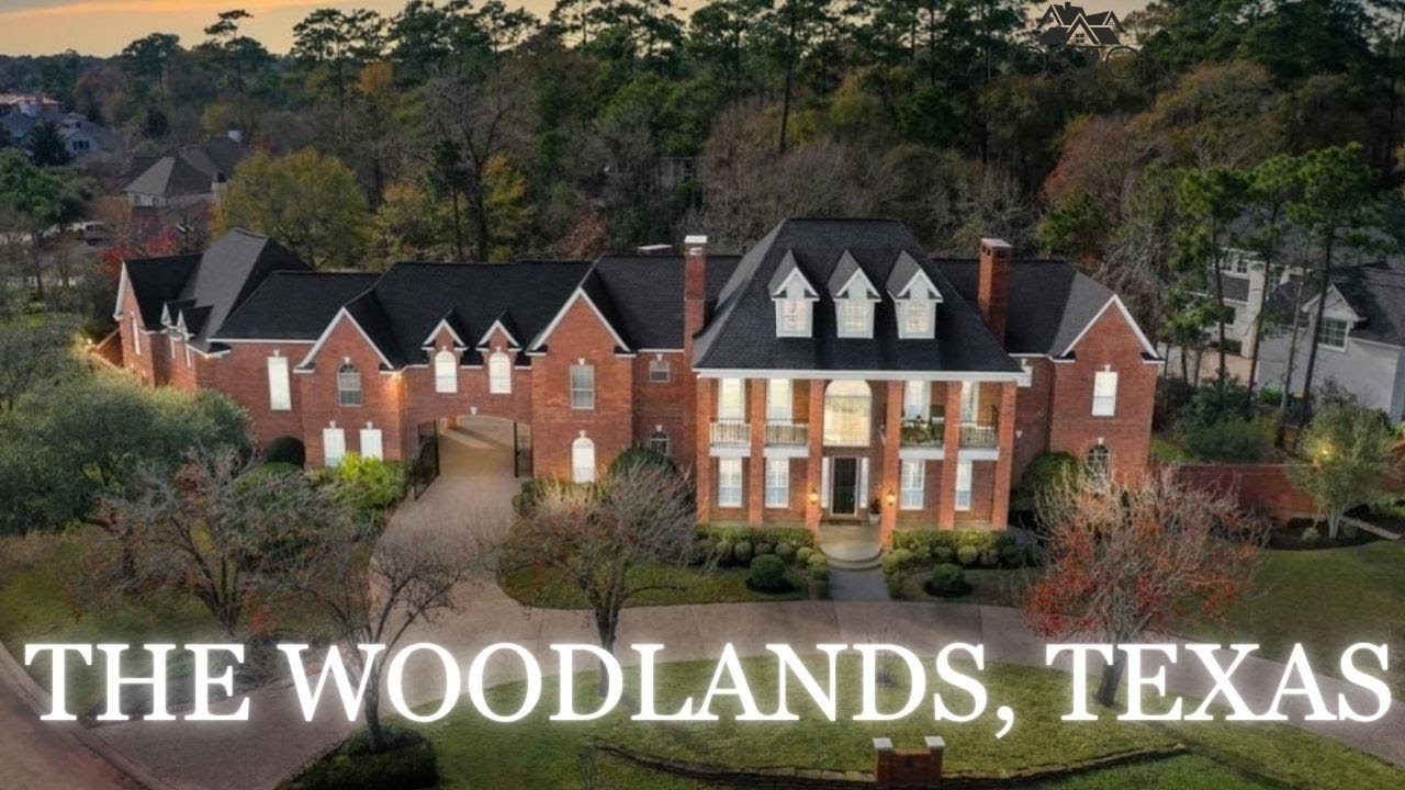 Внутри поместья площадью более 7000 кв. футов в Вудлендсе, Техас ∙ Сауна ∙ Солнечная комната ∙ Ба...