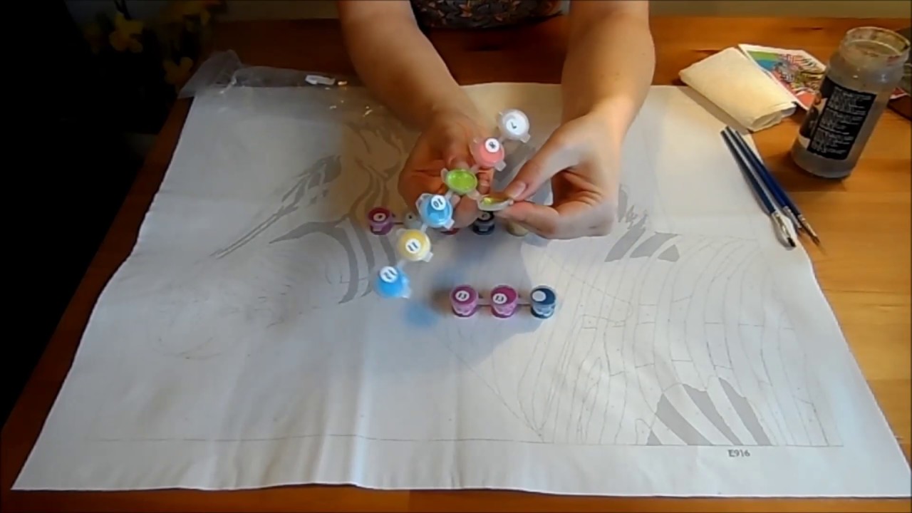 Paint by number walk-through, tips,tricks, hacks, secrets and review of colorful Zebra