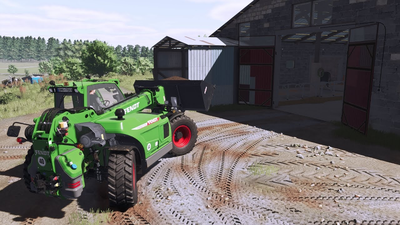 FS25 | Fendt Cargo T740 feed cows