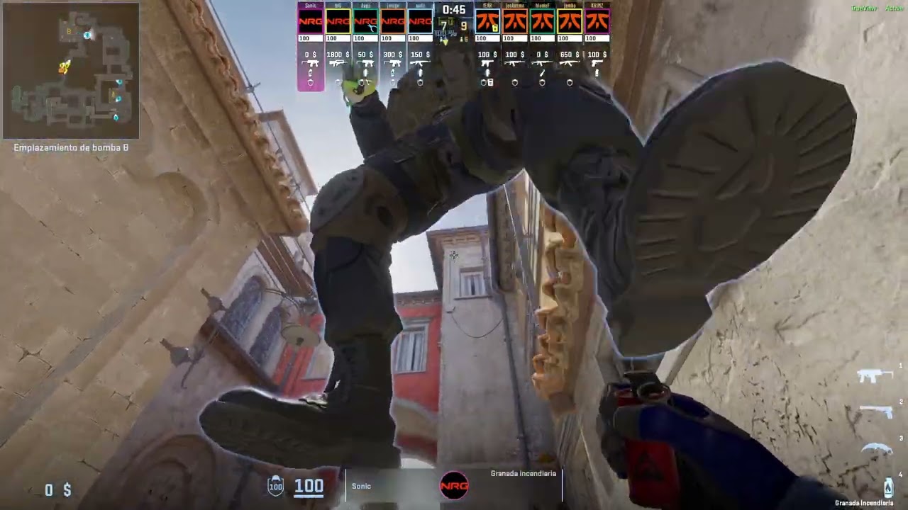 Sonic | 9-7 | CT B Agressive on Inferno (1,34) vs fnatic @ StarLadder Budapest Major 2025 Stage 1