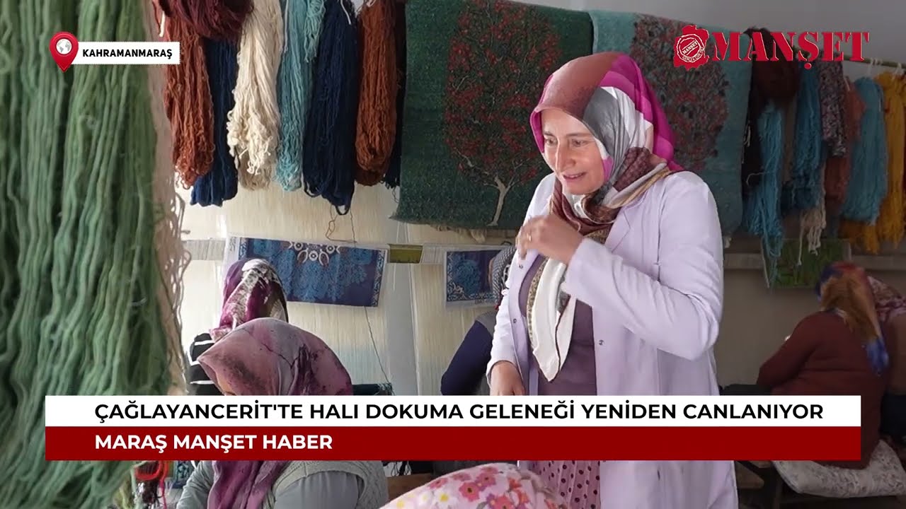 ÇAĞLAYANCERİT'TE HALI DOKUMA GELENEĞİ YENİDEN CANLANIYOR!