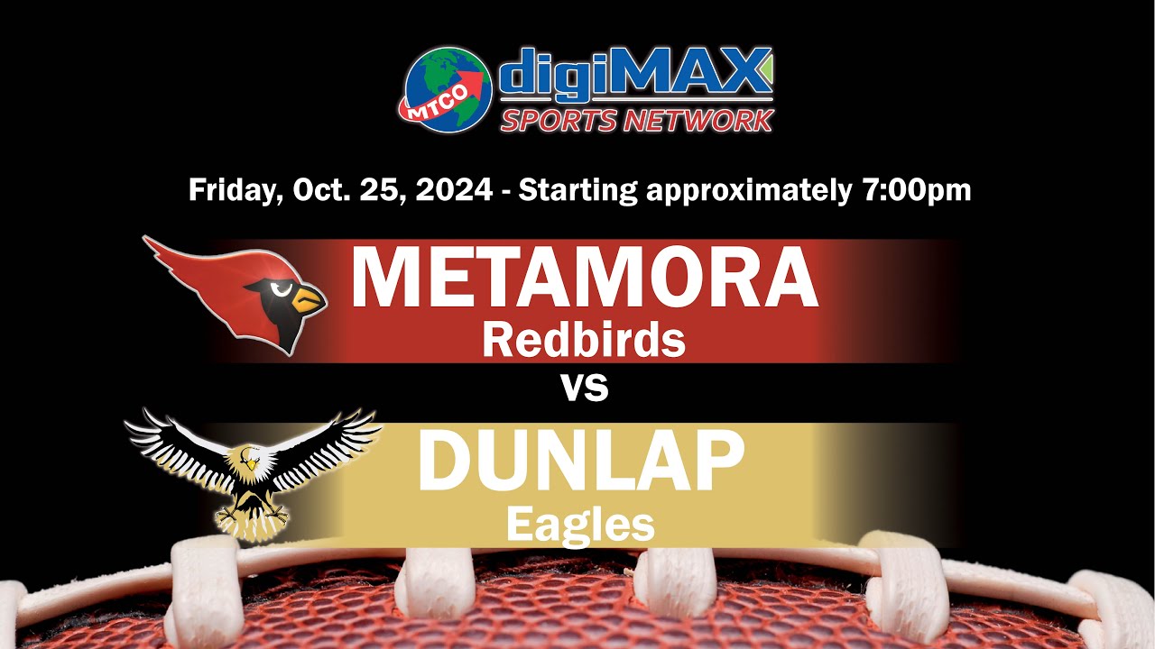 2024-2025 Redbird Replay Football. Metamora vs Dunlap - October 25, 2024