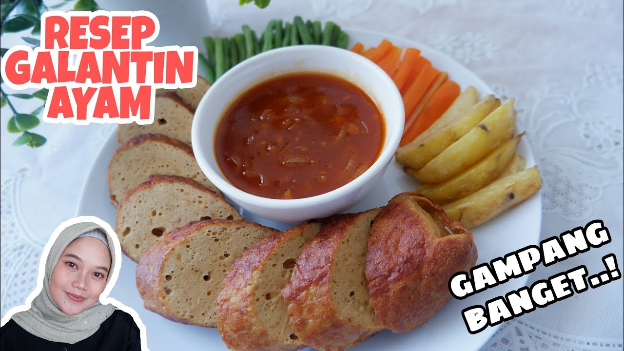 CARA MEMBUAT GALANTIN AYAM MUDAH