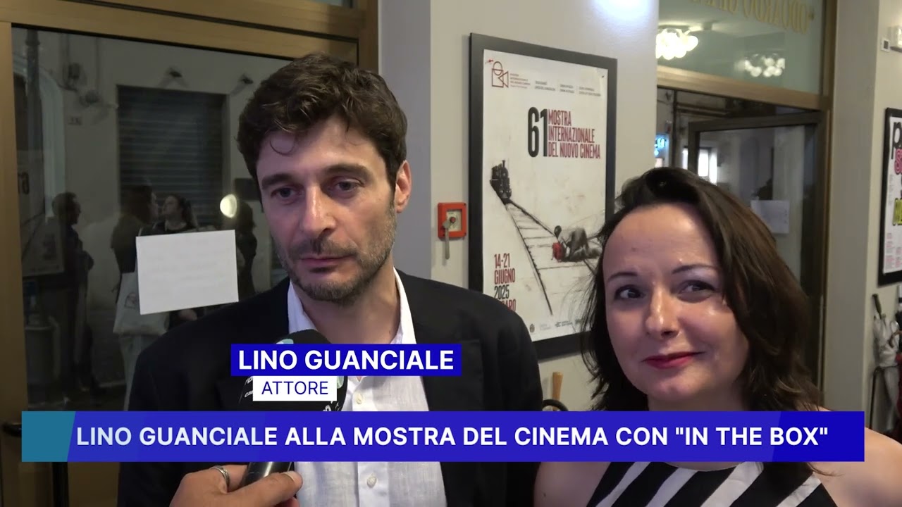 LINO GUANCIALE ALLA MOSTRA DEL CINEMA CON  