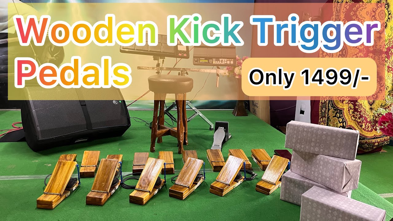 Wooden Kick Trigger Pedal Ph:8639395438 | Roland KT-10, Yamaha DTX12, Spd-30, Spd Sx pro, Rockstar20
