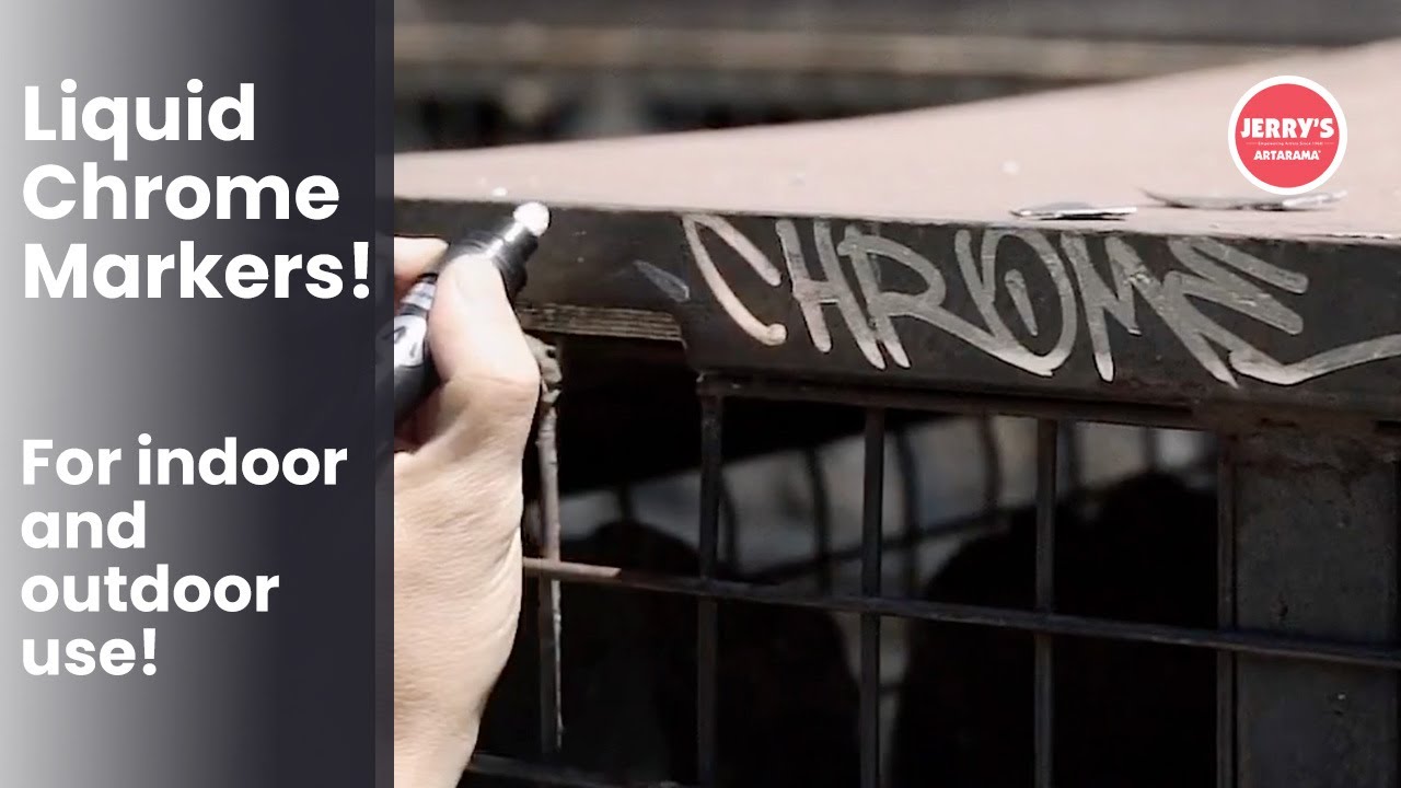 Liquid Chrome Markers - Consistent flow markers!