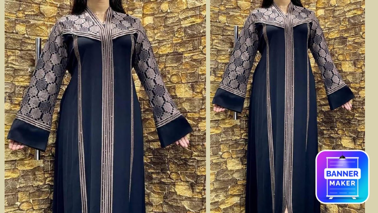 How To cut and Sew Abaya Gown Design ||Latest Abaya Design||Diy