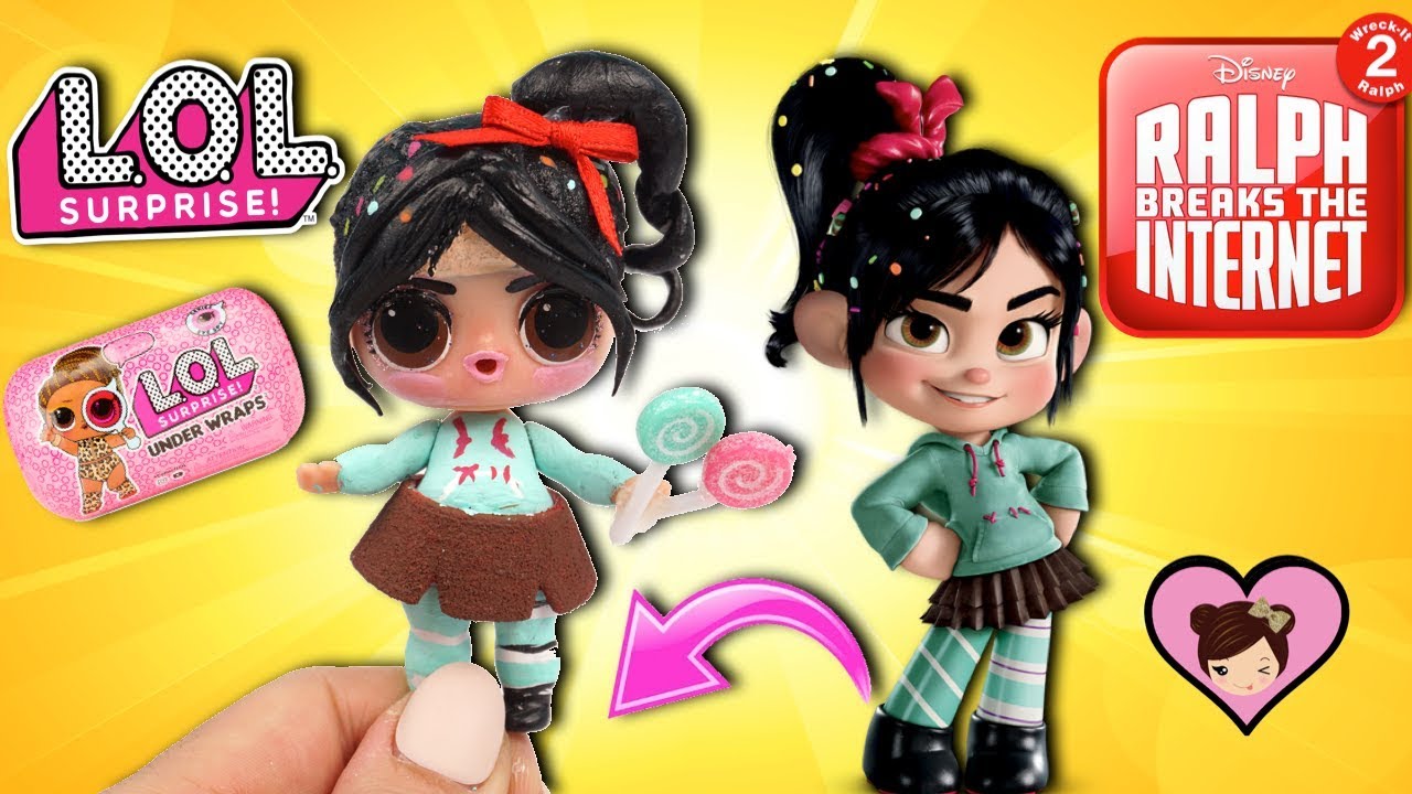 DIY Custom LOL Surprise Doll Vanellope - Ralph Breaks the Internet Movie