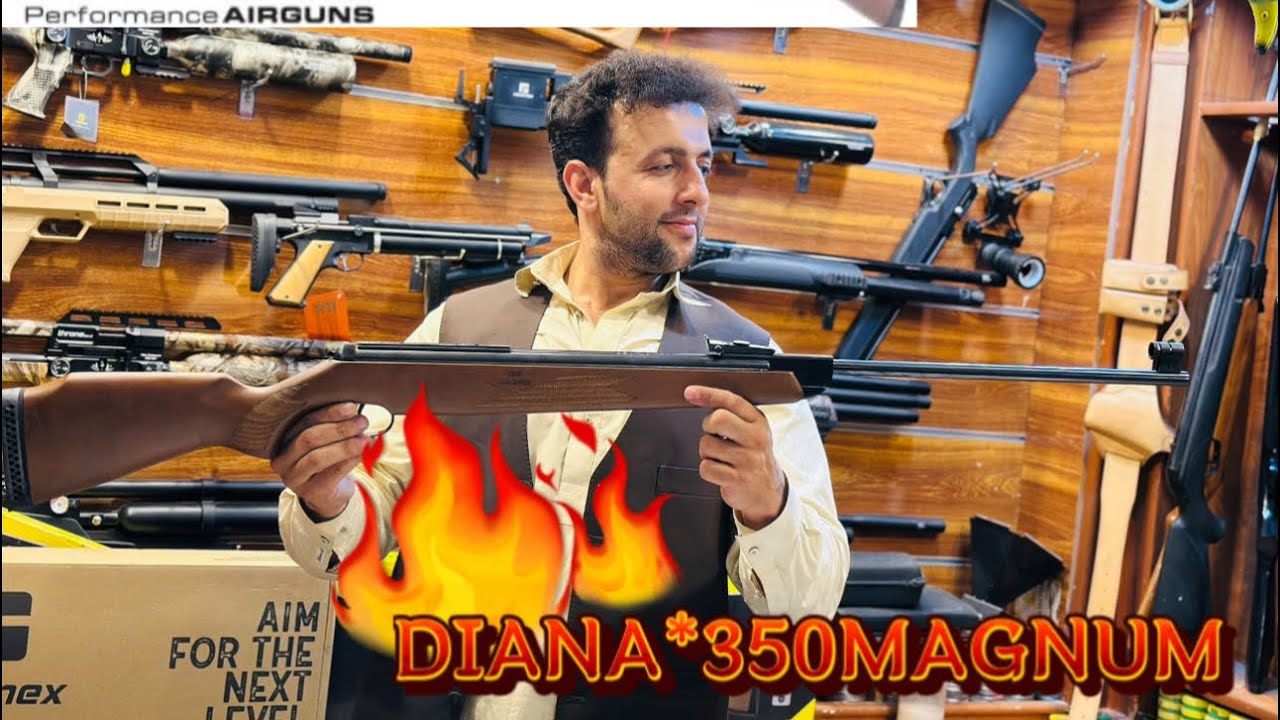 DIANA 350 MAGNUM Vs DIANA 35 MODEL .22 CALIBER | POWERFUL GERMAN AIRGUN