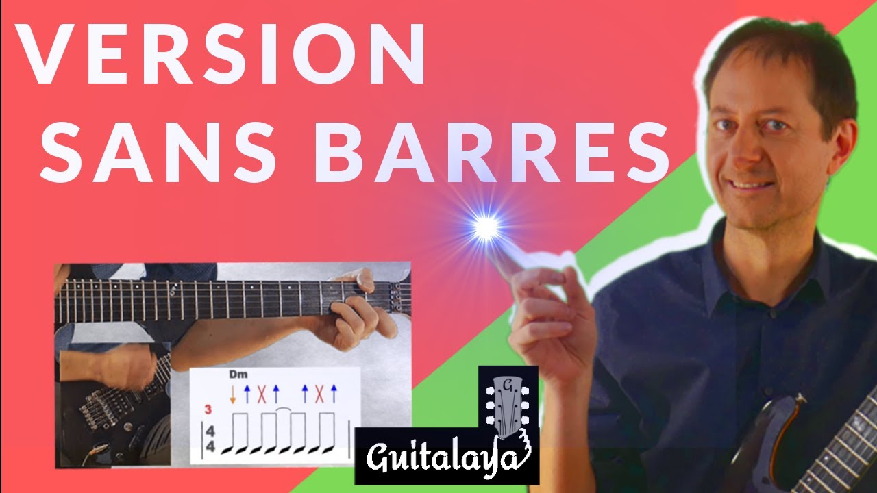 Comment jouer à la guitare A NOS SOUVENIRS ✅