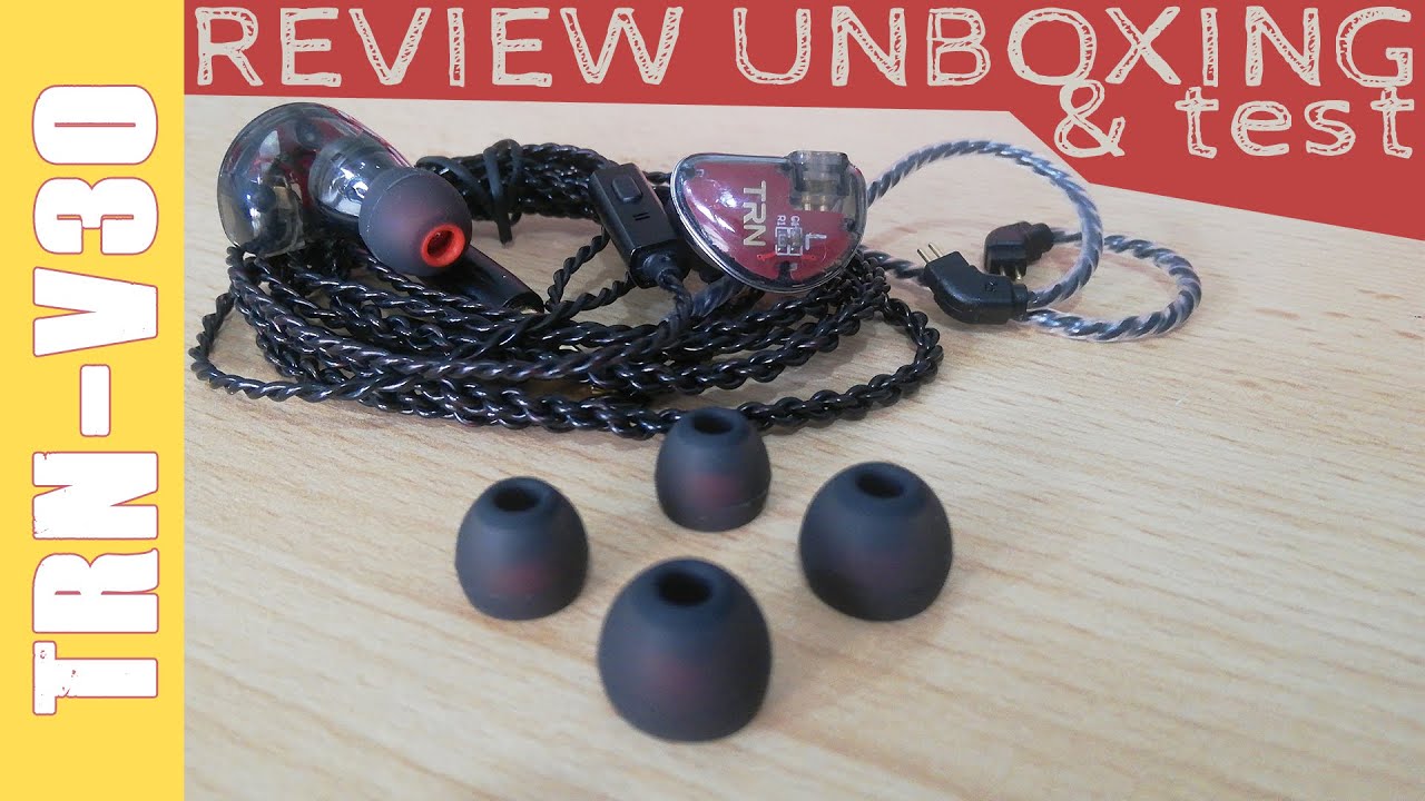 TRN-V30 earphones unboxing, specs, review, microphone test and more - ART #5