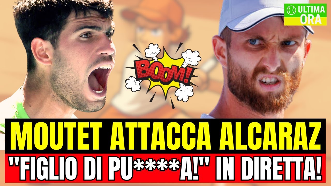 MOUTET UMILIA ALCARAZ IN DIRETTA! 😱 LA REAZIONE È PAZZESCA - IL VIDEO CHE FA DISCUTERE TUTTI