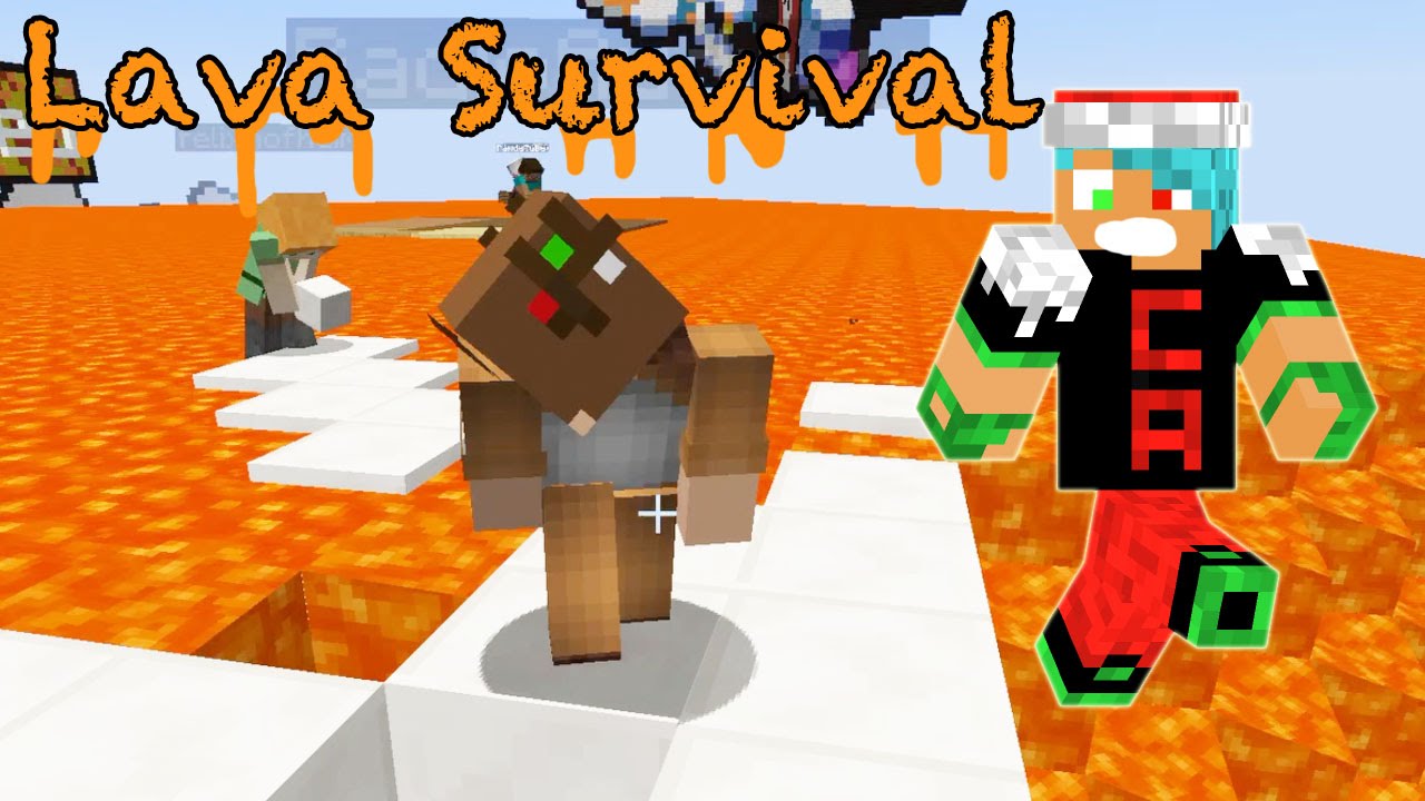 Minecraft / Lava Survival / IT BURNS! / Radiojh Audrey Games