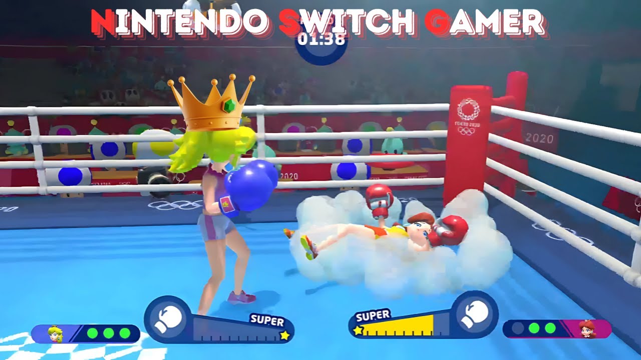 Mario & Sonic At The Tokyo 2020 Olympic Games Boxing ( Very Hard ) Peach Vs Daisy