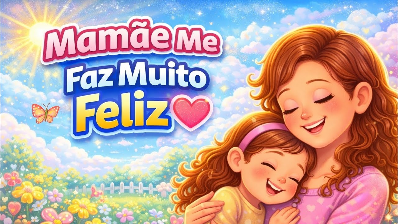 🎵 Mamãe Me Faz Muito Feliz 💖 | Música Infantil de Amor e Carinho | YouTube Kids