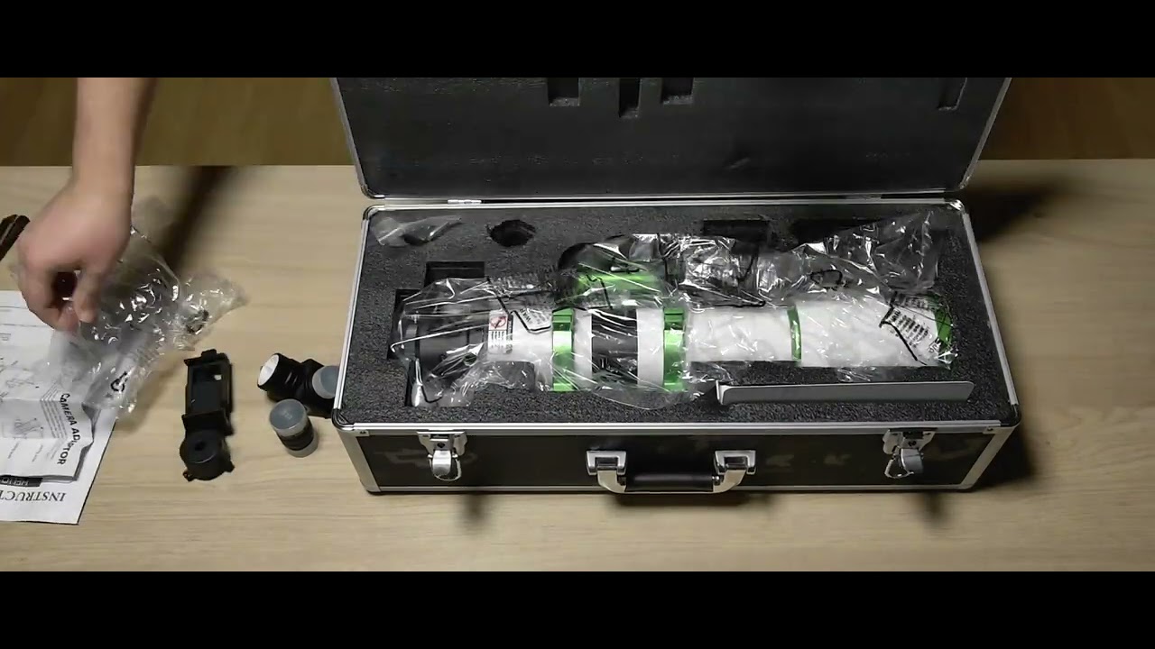 Video Unboxing - SkyWatcher Heliostar 76Ha