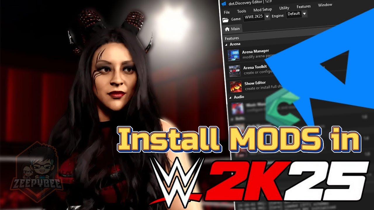 How to Install Mods in WWE 2K25 Patch 1.16 | READ DESCRIPTION FIRST!