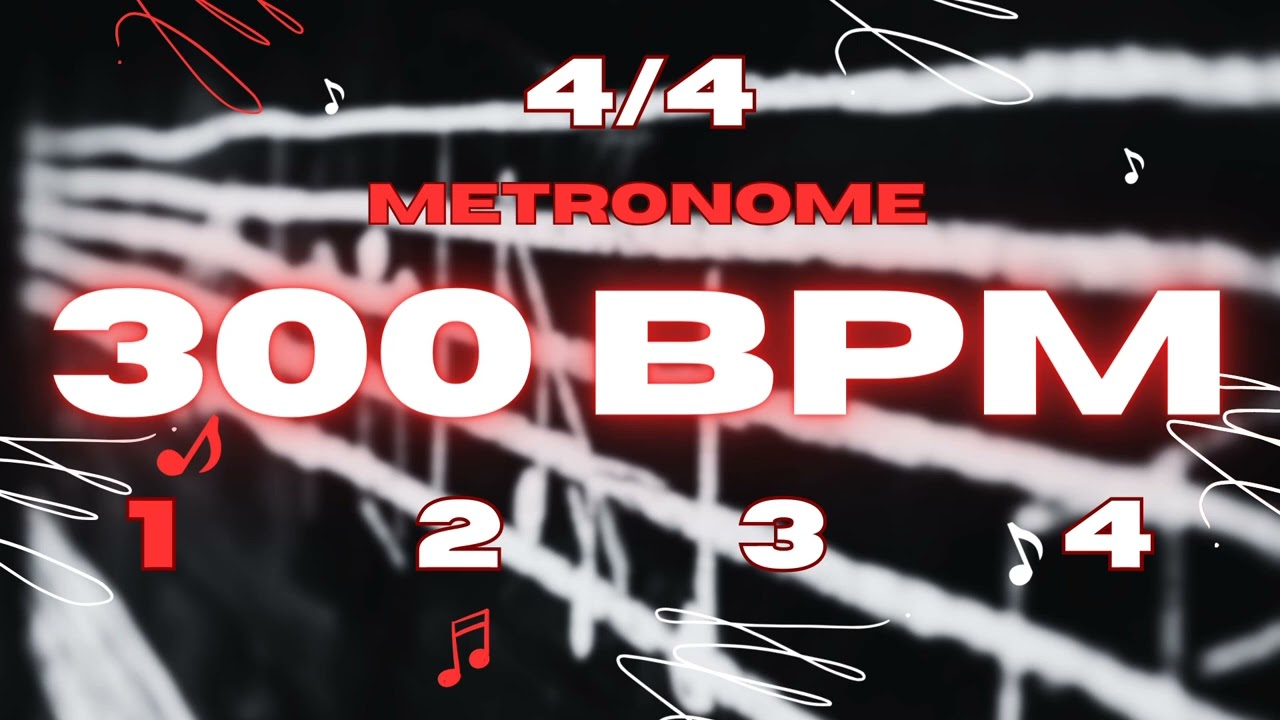 300 BPM - 4/4 Metronome