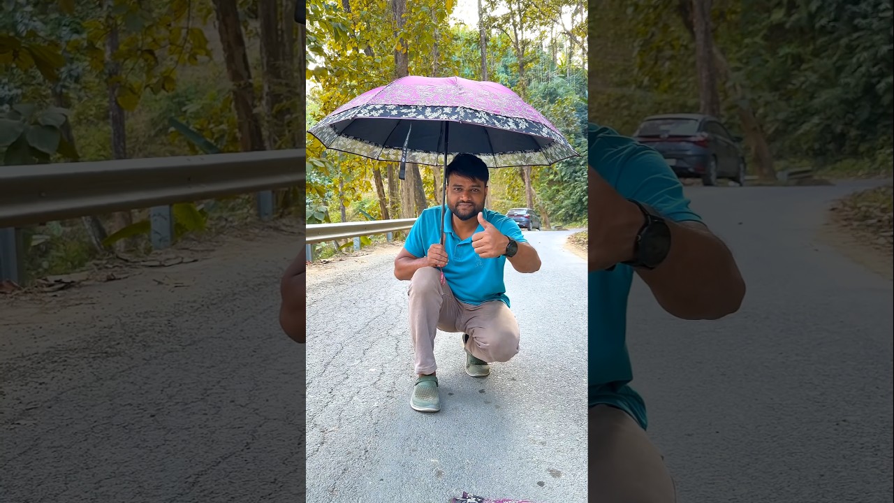 Only ₹199 Free Size Winter Umbrella 6 Ta Unboxing 😉