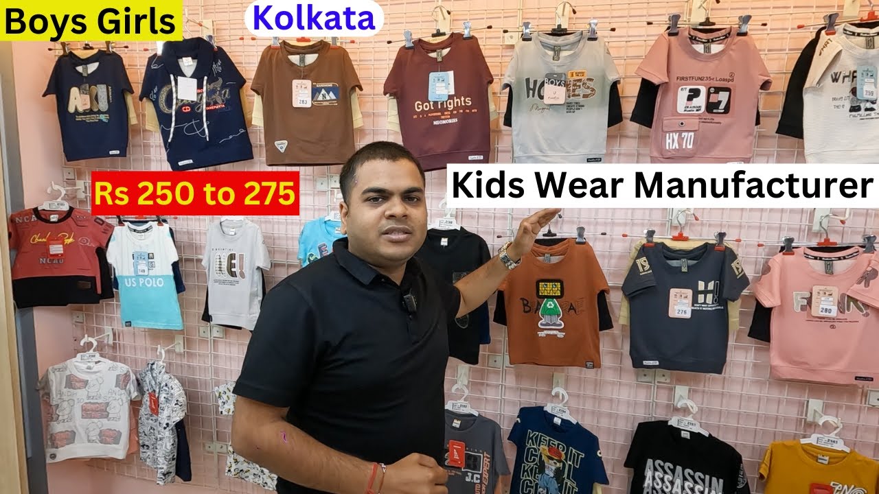 Kids Wear Manufacturer Kolkata India Fancy Party Wear Daily Wear Dress 2024