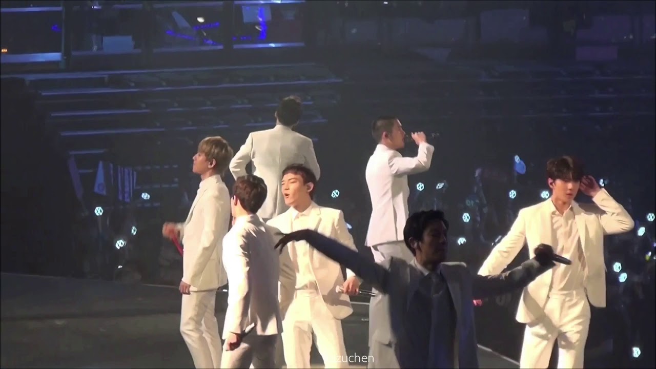 180211EXO(엑소)-What U do?(D.O,SUHO,CHANYEOL,SEHUN focus)@The EℓyXiOn in Taipei Day2