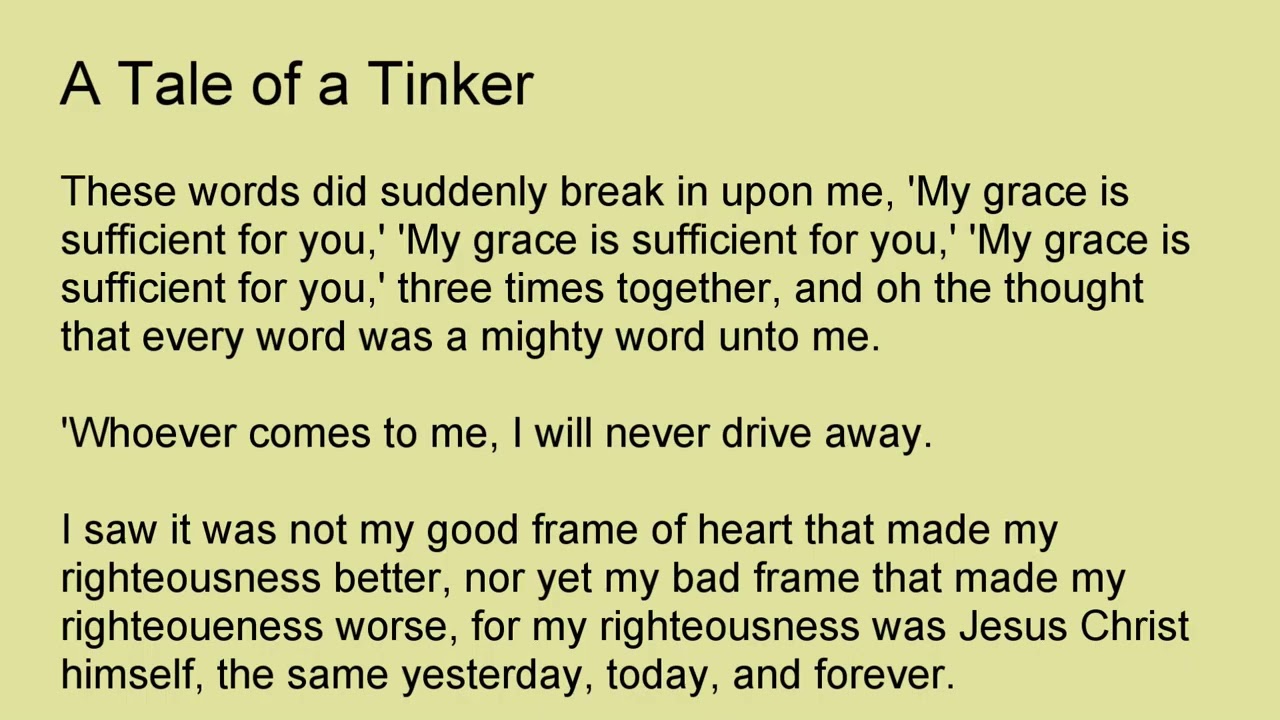A Tale of a Tinker