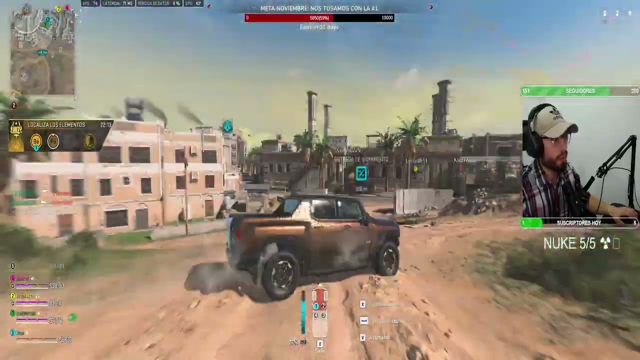 Misión del Campeón, NUCLEAR ☢️ (Nuke, partida completa) en Warzone 2 Ft@VidGUN , @kaoztw  y Lucius!