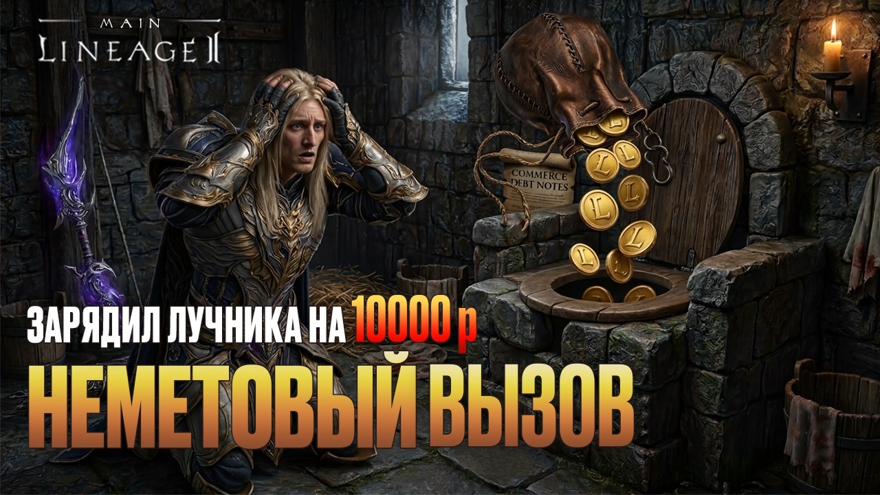 Lineage 2 Main. Бустим лучника на 10 тысяч. Заточка, рандом, и много эмоций. 