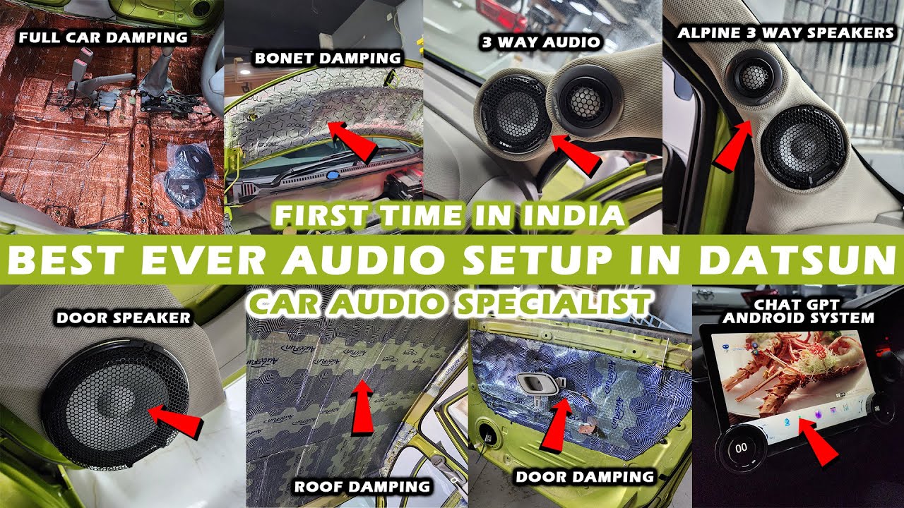 Best Ever 3 Way Audio Setup in Datsun | Car Audio Specialist | Car Audio Tamil | Car Sense Car Audio