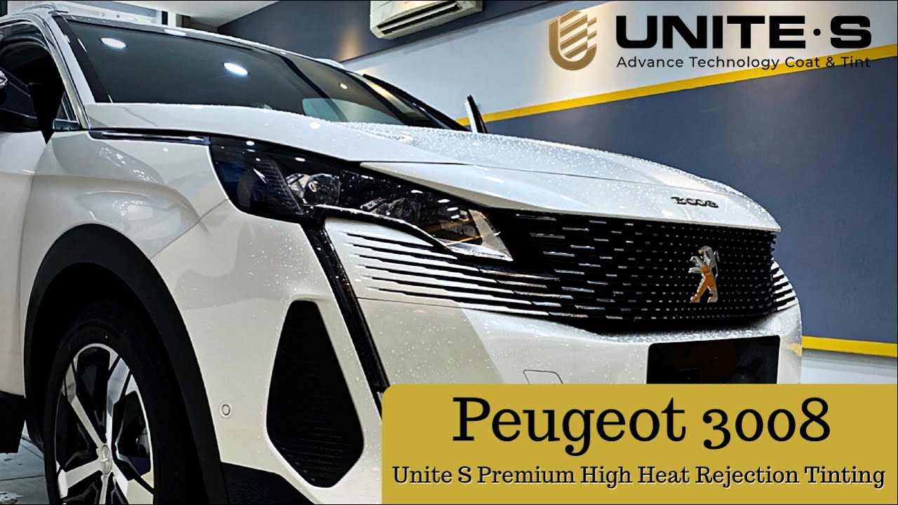 Peugeot 3008 install Unite S Premium Window Film. #Peugeot3008 #UniteSCarCare #Car Tinting