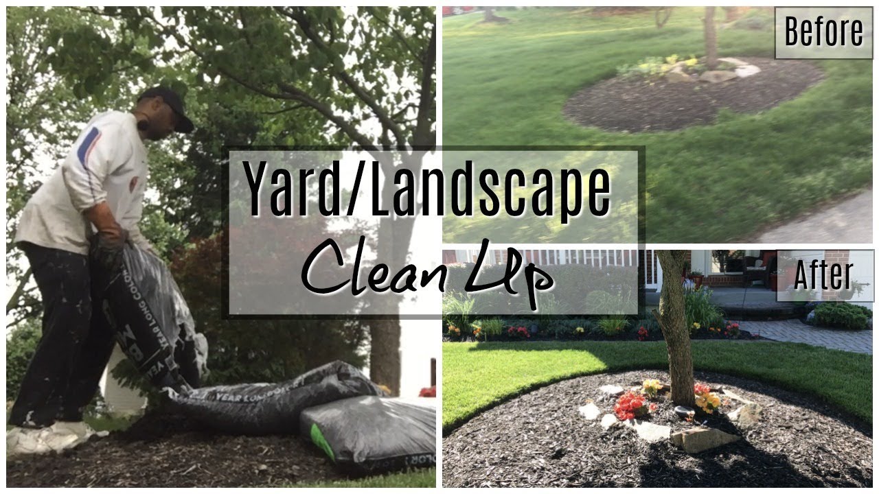 Start to Finish Front Yard/Landscape Clean Up | Time Lapse Before & After