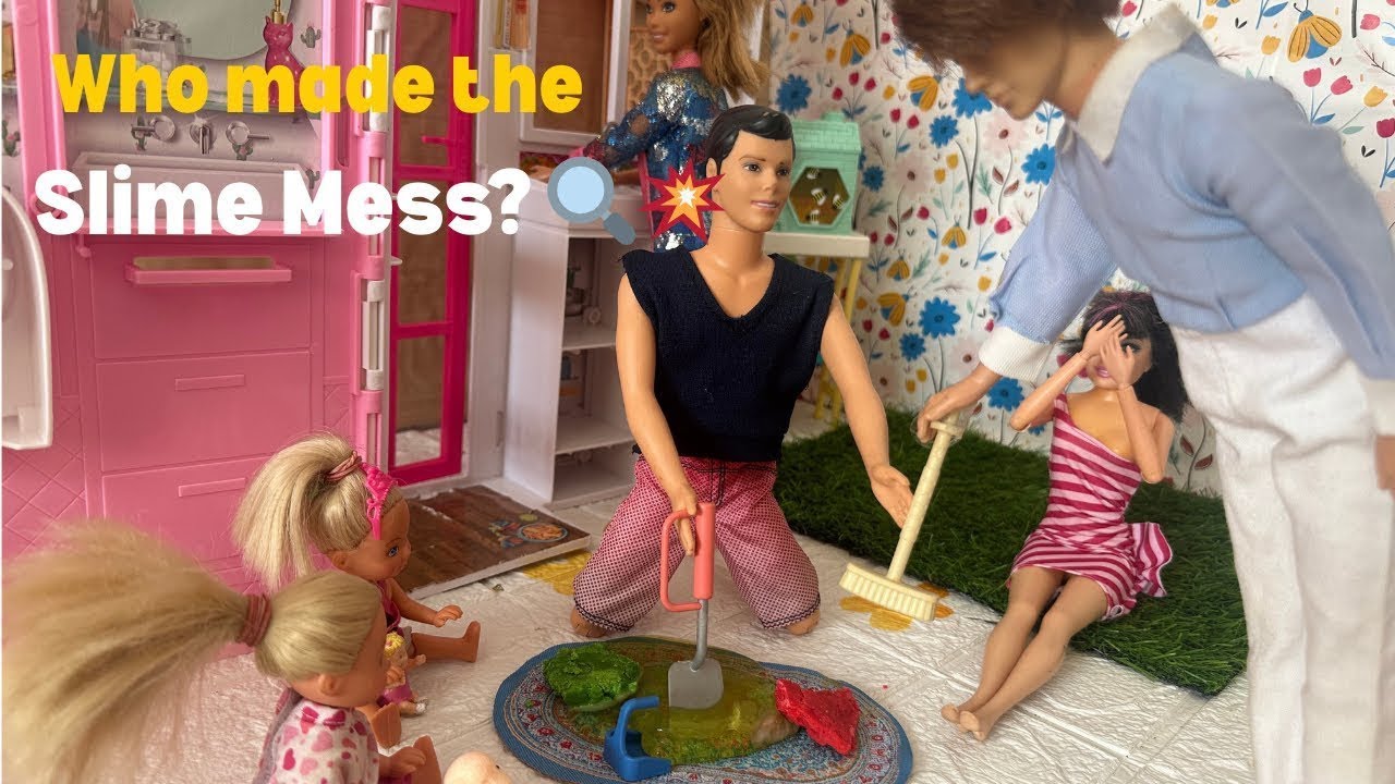 Barbie’s Carpet Ruined by Slime!? 😱 Ken to the Rescue! | Kids Magic Playland