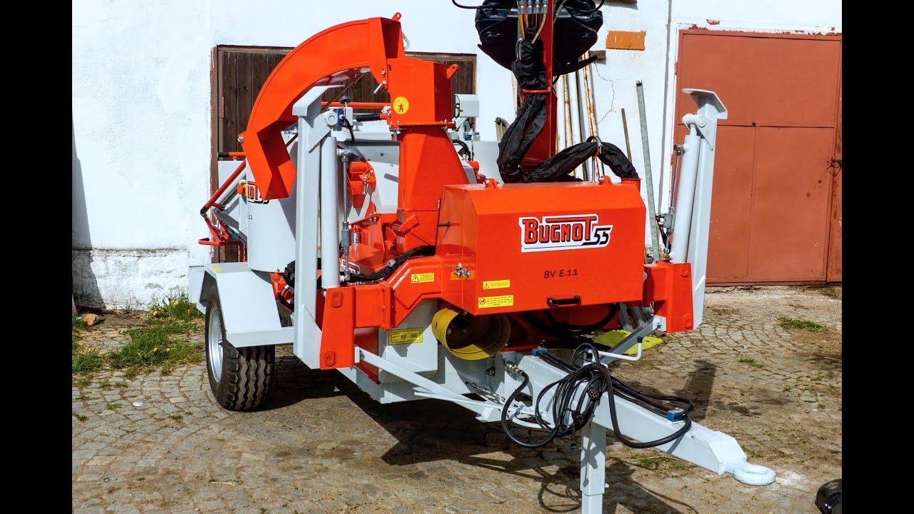 Drtič bioodpadu a dřeva Bugnot BV E11 PTO
